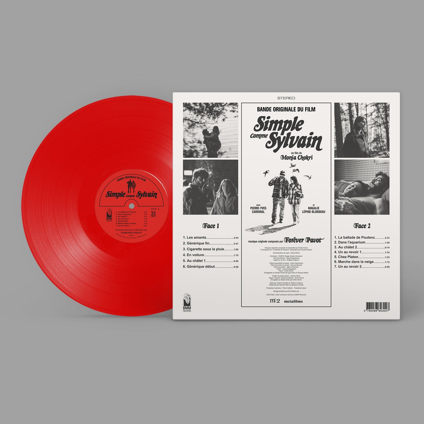 Forever Pavot - Simple Comme Sylvain OST (Red Vinyl)