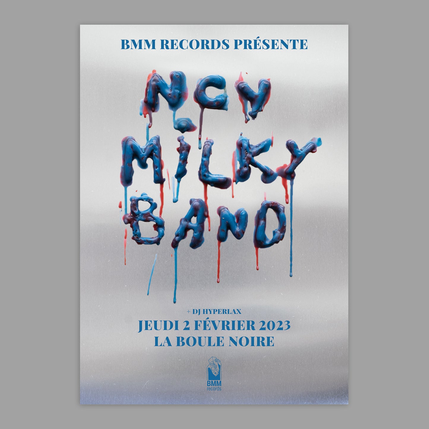 NCY Milky Band - 100 Years Release Party Poster