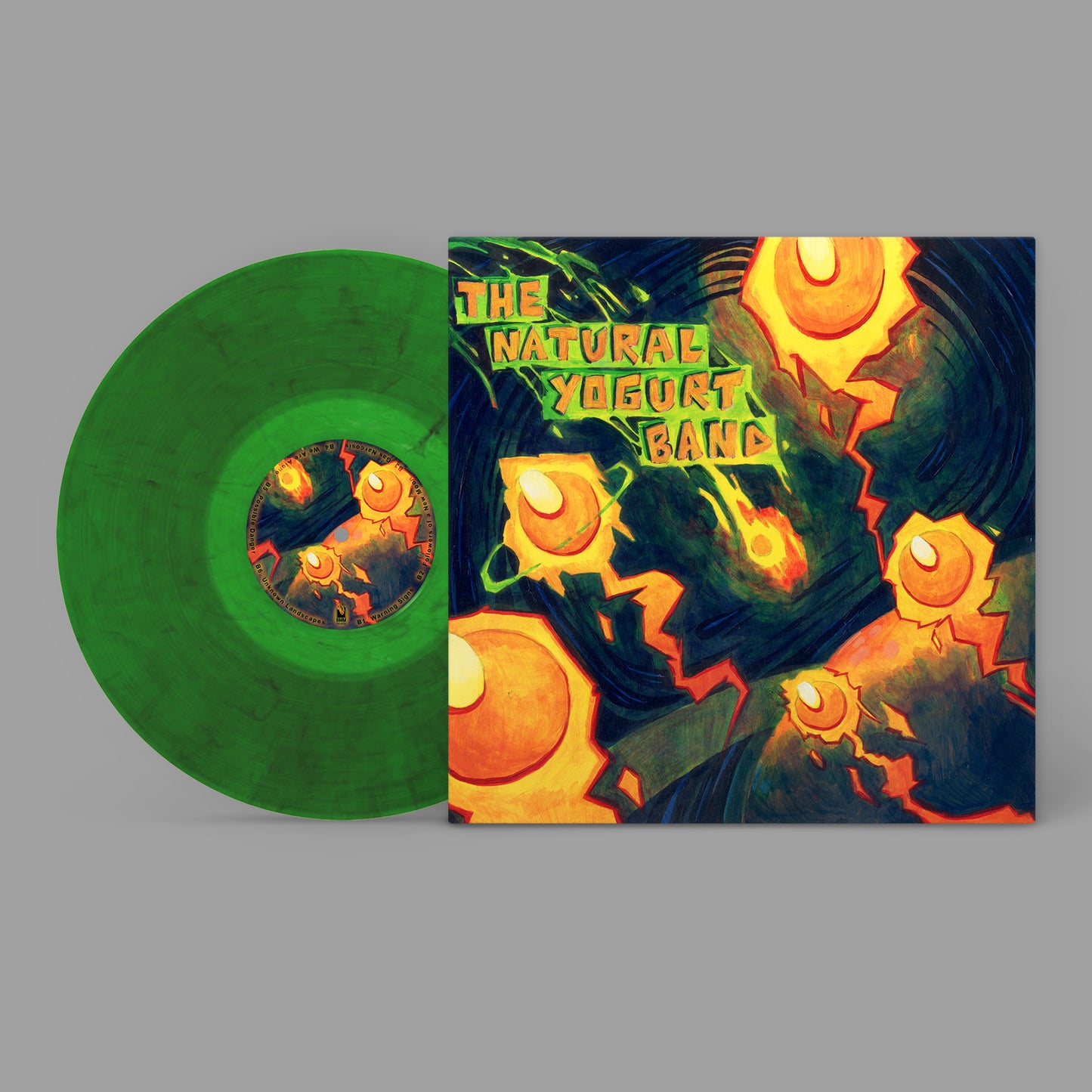 The Natural Yogurt Band - Spores LP (Green Marbled)