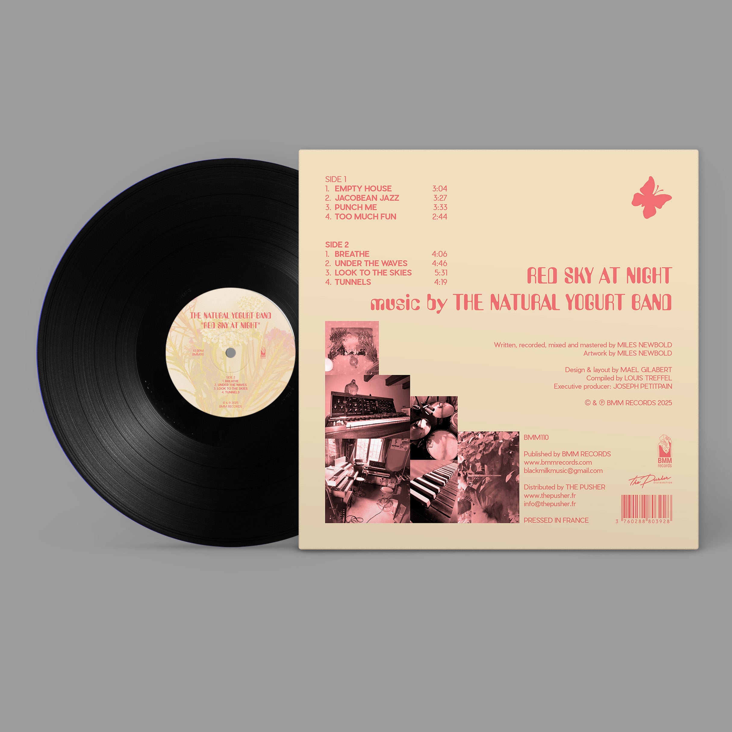 The Natural Yogurt Band - Red Sky at Night LP – BMM Records