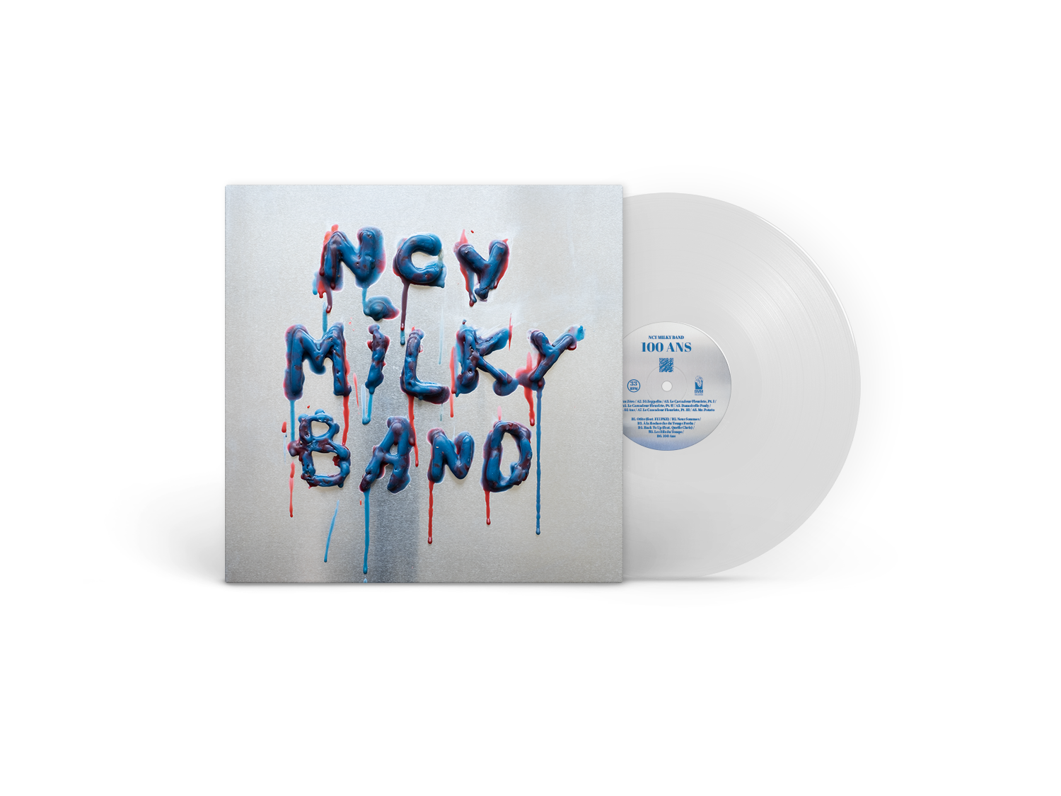 ncy milky band 100 ans clear vinyl